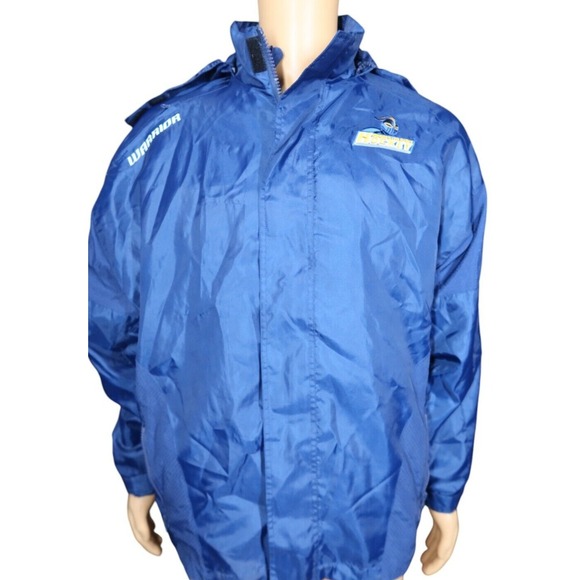 Worcester State Lancer's ECHL Hockey Jacket w/ Zip Out Fleece Sz S - Picture 1 of 8
